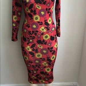 Zara midi floral dress